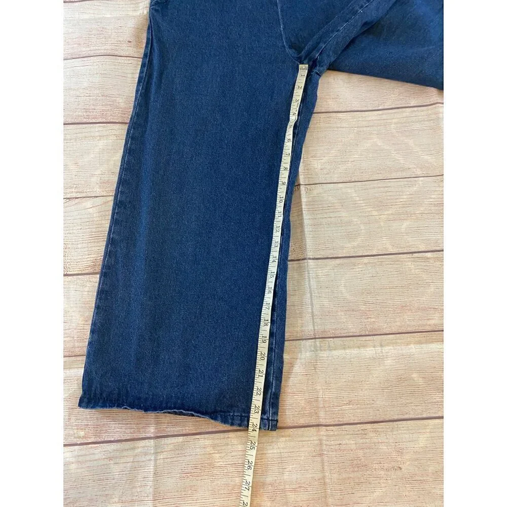 Anthropologie Hei Hei Women's Teirred Denim Crop Jumpsuit - Small - Picture 6 of 15